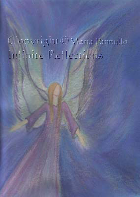 pastel entitled blessings