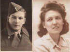 black and white photo of couple